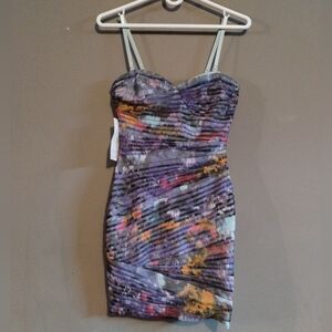 NWT BCBG Printed Dress